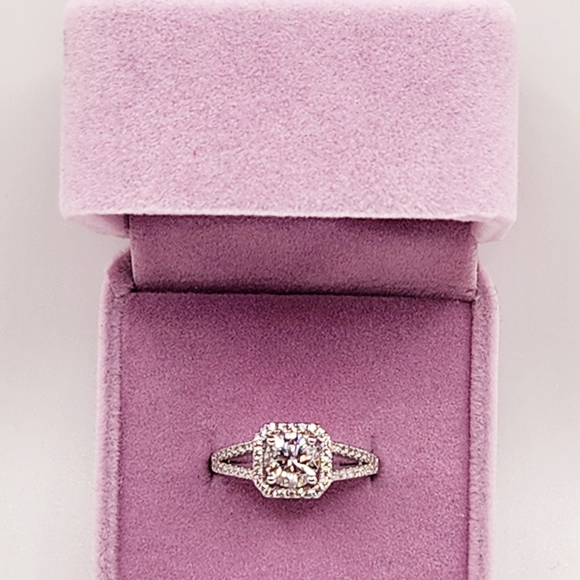 1 carat moissanite diamond split band - Picture 10 of 10